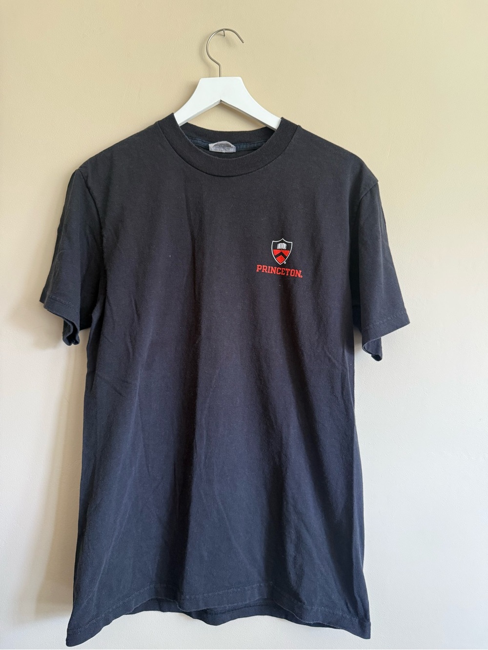 Princeton University Crest Black T-shirt Medium